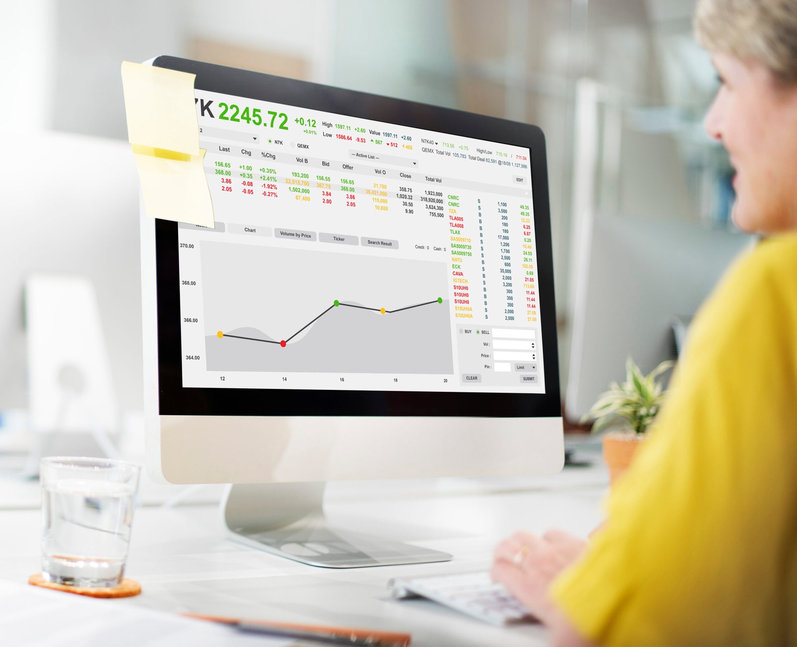 Stock Exchange Trading Forex Finance Graphic Concept